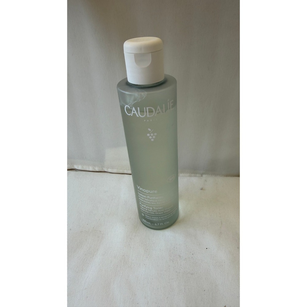 Caudalie Vinopure Purifying Toner 200ml 6.7 fl oz for Acne Prone Skin